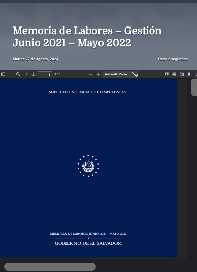 Portada Memoria Gestión 2021-2022